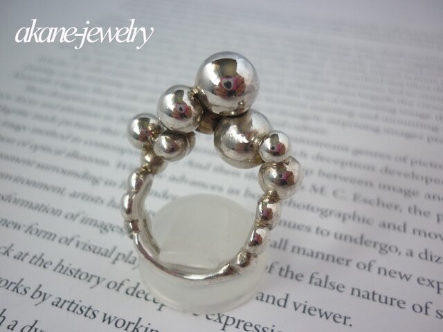 受注制作 bubble ringの画像1枚目
