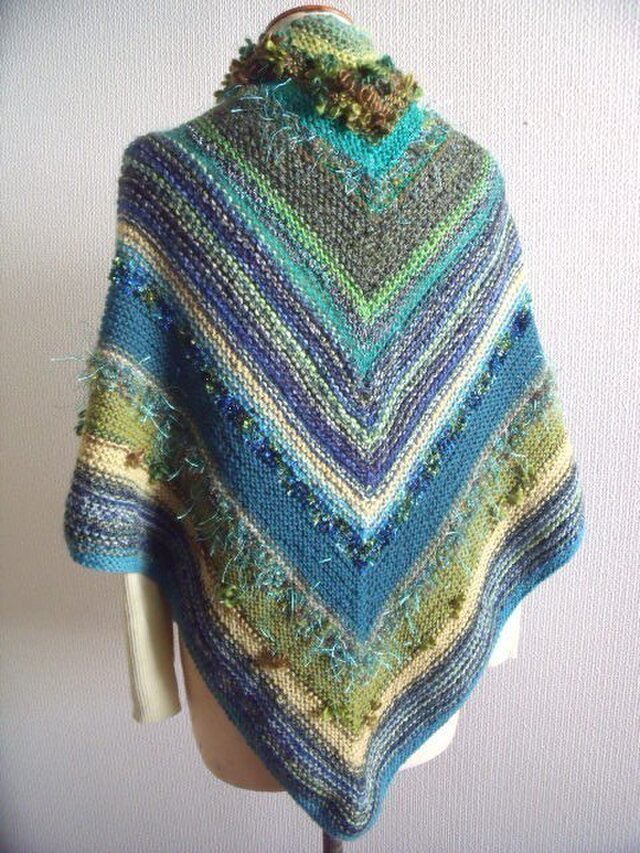 大判三角ショール