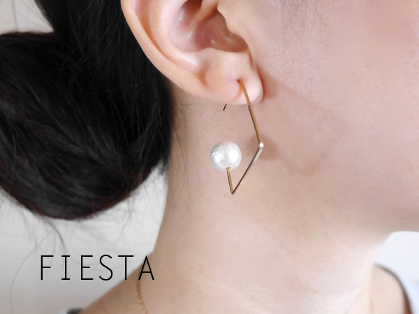 14kgf パールショートピアス 14kgf パールショートピアス