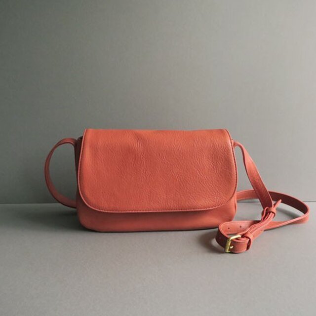 plain shoulder bag ( red )の画像1枚目
