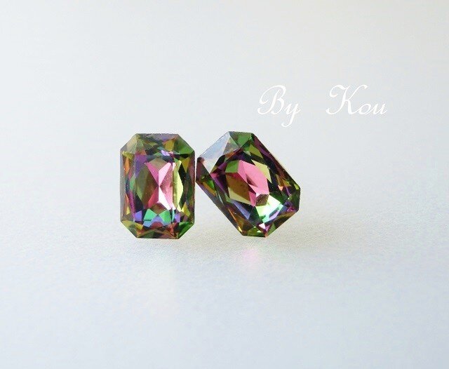 ◆Nude■ヴィンテージ・ピアス。(Octagon)の画像1枚目