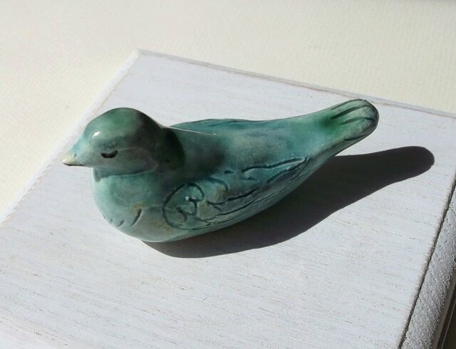 巣ごもり寝 青い鳥の画像1枚目