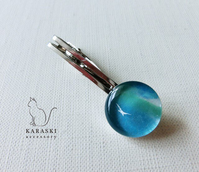 ネクタイピン050/白い鳥の画像1枚目