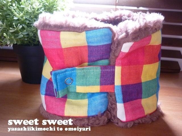 【sold out】ベビー*ダブルガーゼのネックウォーマー*の画像1枚目