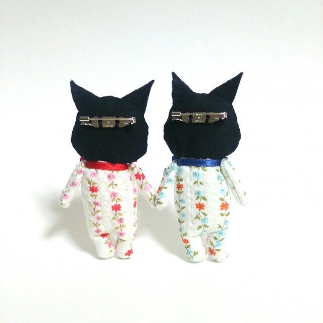 ご予約品】ブサイクねこちゃんブローチ2個セット | iichi 日々の