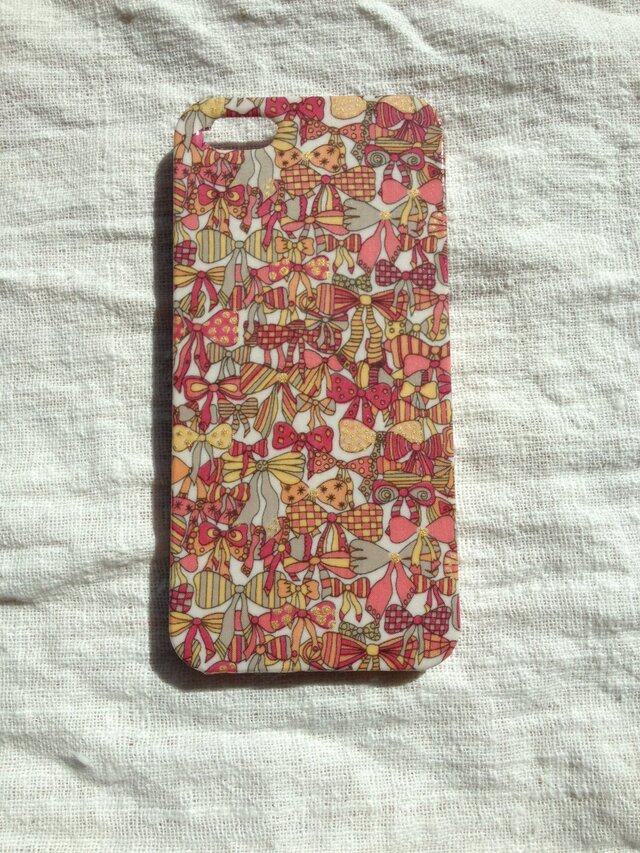 【再販】大人可愛いリバティiPhone5,5sケースの画像1枚目
