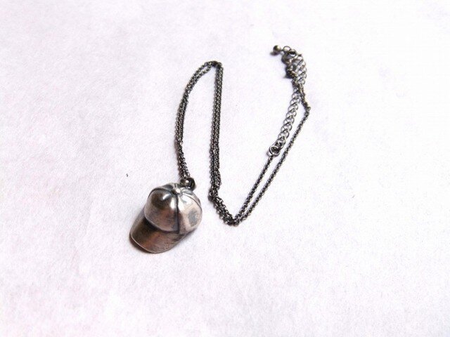 キャップ帽 ネックレス sv.verの画像1枚目