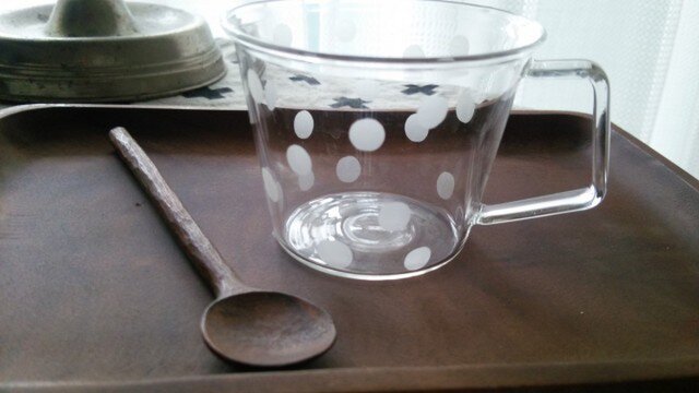 KIRIKO耐熱マグ 小 水玉の画像1枚目
