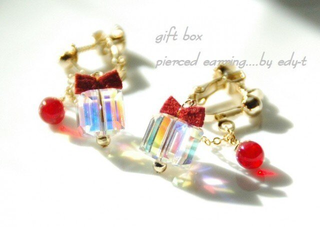 edy-t■スワロgift boxイヤリングCO☆の画像1枚目