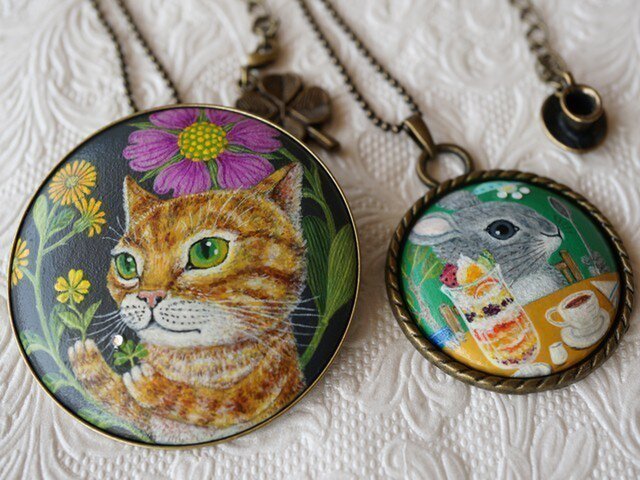 くろわーぬ様オーダー品 トラネコ フラワーサークル 他1点の画像1枚目