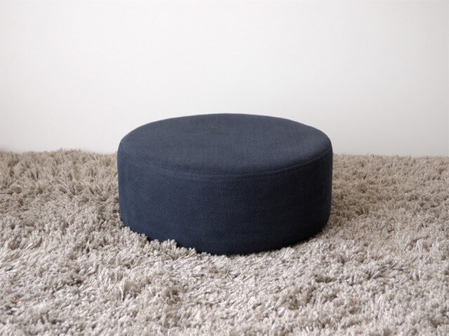 Circle Cushion(navy blue)の画像1枚目