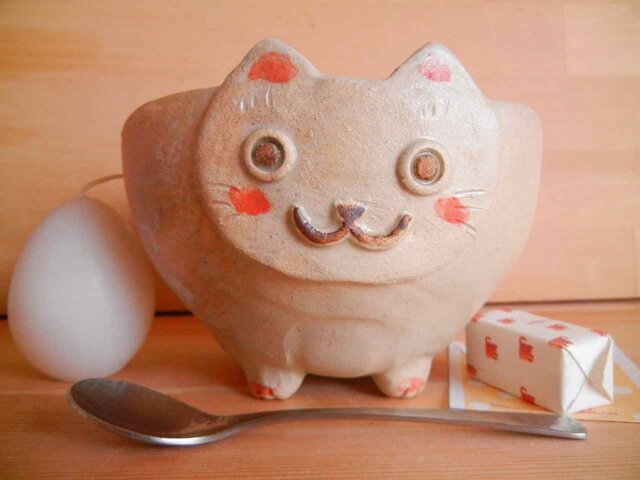 にゃんこサラダボール:白の画像1枚目