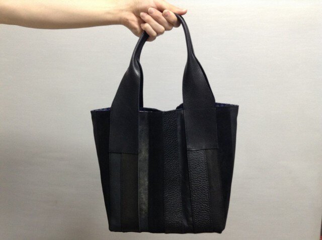 レザーパッチワークハンドバッグ105 | iichi 日々の暮らしを心地よく
