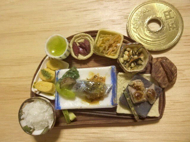 ☆サワラのゴマだれがけ御膳セット(半月盆・木製風) iichi ハンドメイド・クラフト作品・手仕事品の通販