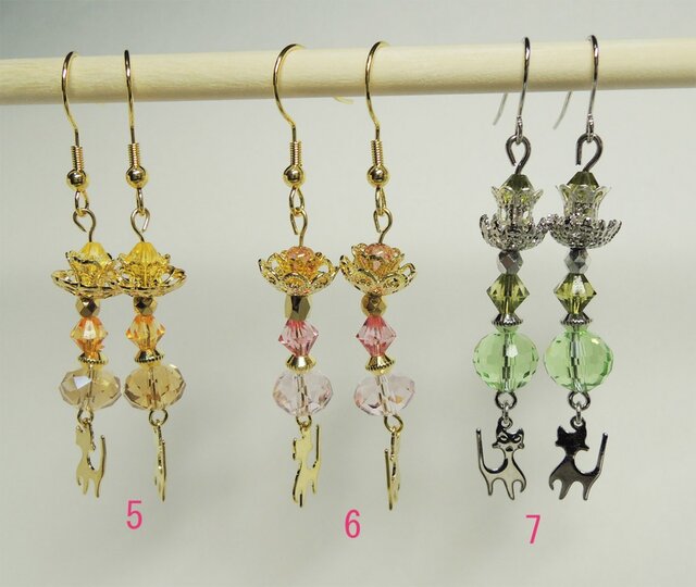 ネコシーシャピアス&イヤリングの画像1枚目