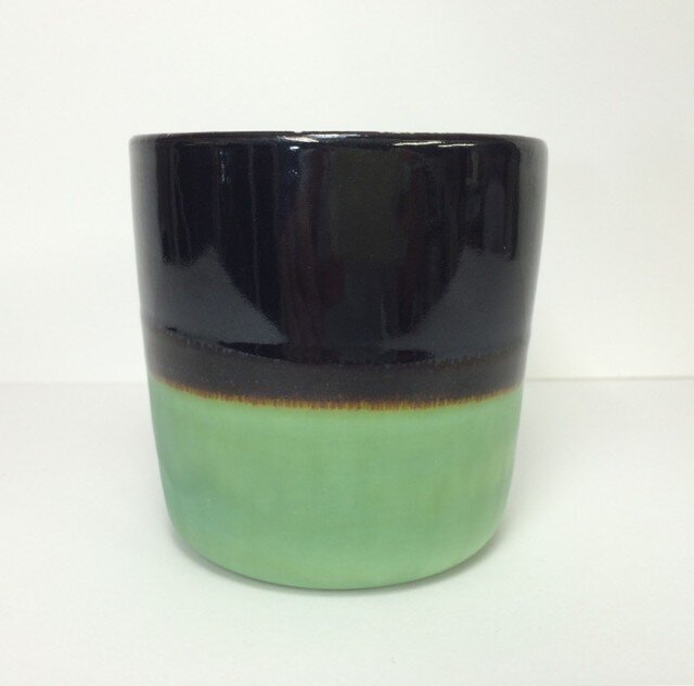 Meoto cup/M(Kuro-tenmoku/bronze)の画像1枚目