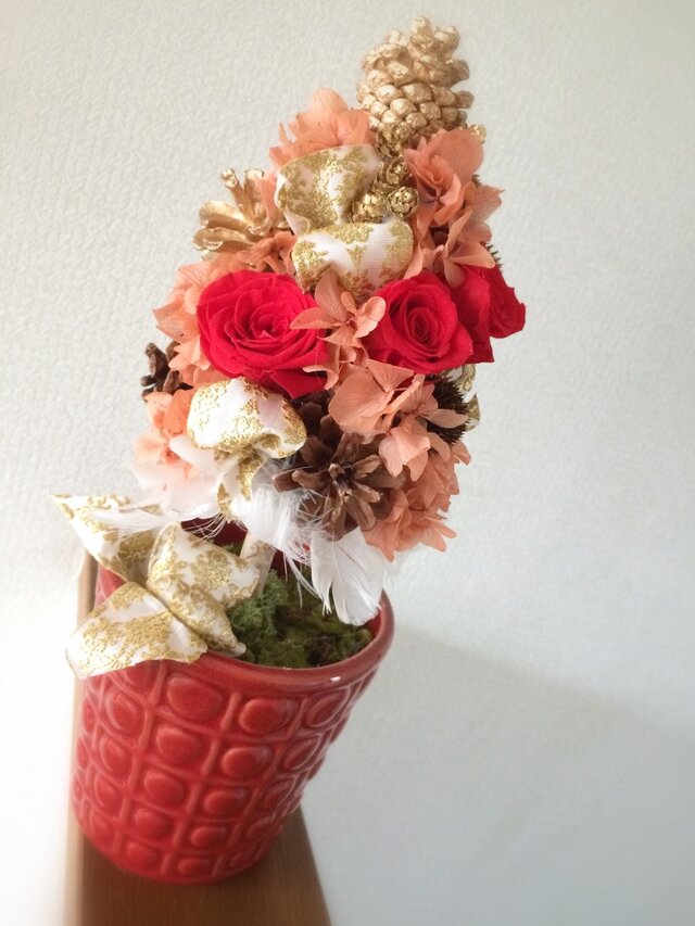 レッド×ゴールドなクリスマスツリー