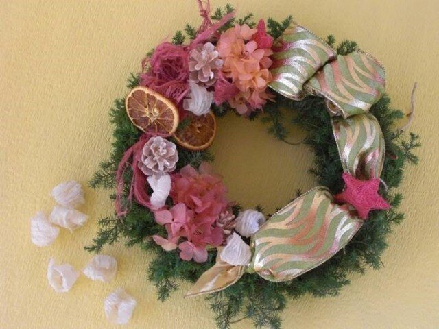 クリスマス マルベリーリースの画像1枚目