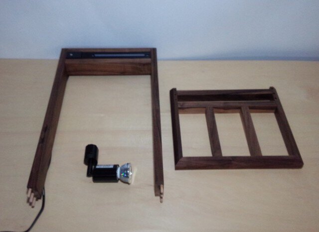 ライティングレール付き水槽台 ブラックウォルナット | iichi 日々の