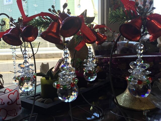 クリスマス限定デザイン 天使のサンキャッチャー（スタンド付