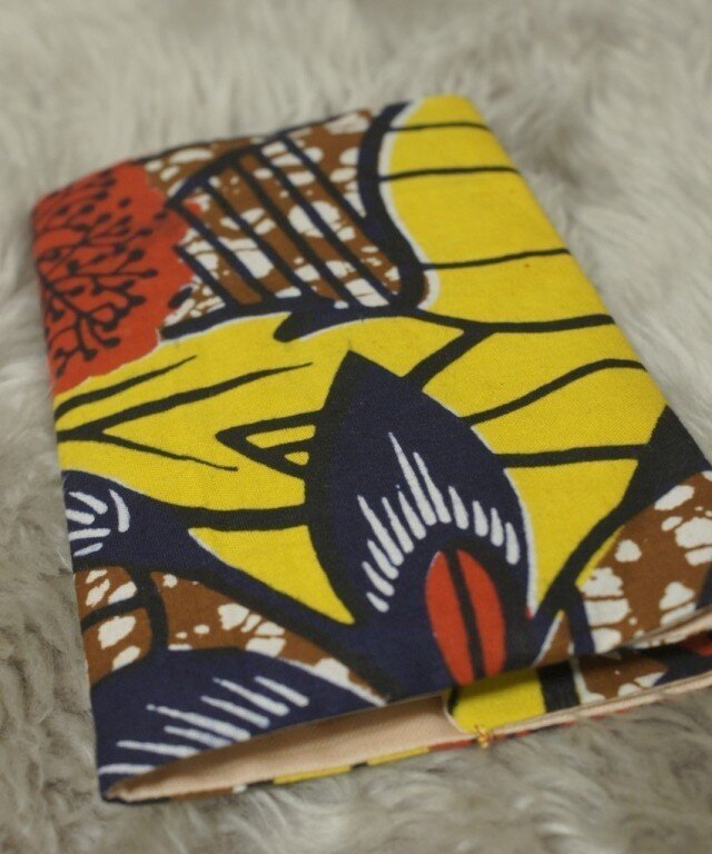 アフリカンカラフルブックカバー