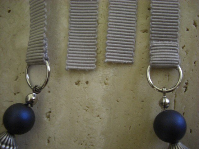 リボンで結ぶネックレス Iichi ハンドメイド クラフト作品 手仕事品の通販