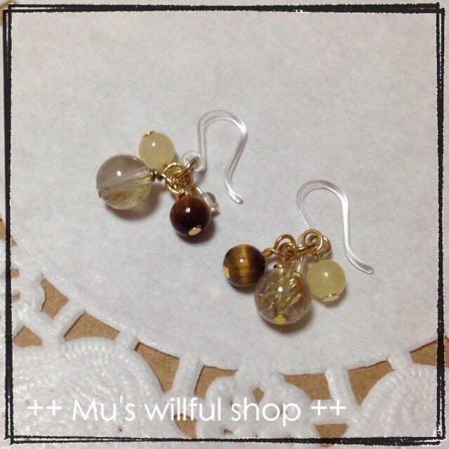 【オーダー品・happypuppyサマ】サクセスピアス07の画像1枚目