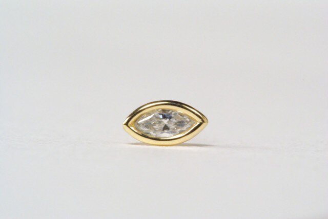 マーキスカットダイヤモンドピアス K51587DI-5 | iichi 日々の暮らしを