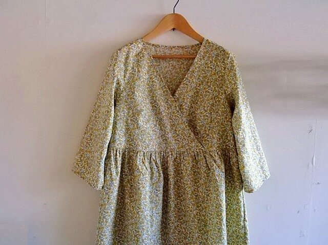 【SALE】カシュクールブラウス 紐なし(L)の画像1枚目