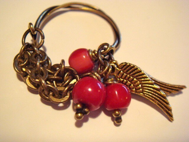 coral&wing ringの画像1枚目