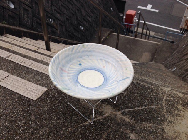線のうず 中鉢 20cmの画像1枚目