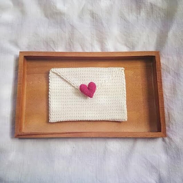 ”love letter” ミニポーチの画像1枚目