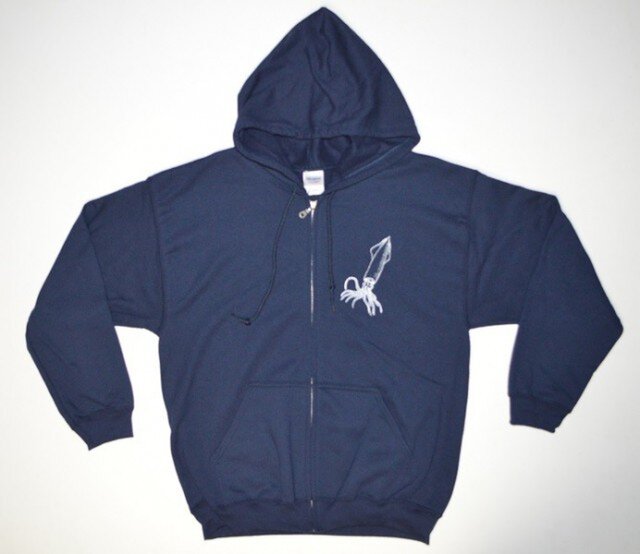 COYSEIOフルジッパー フード付きパーカー 青 トップス COYSEIO