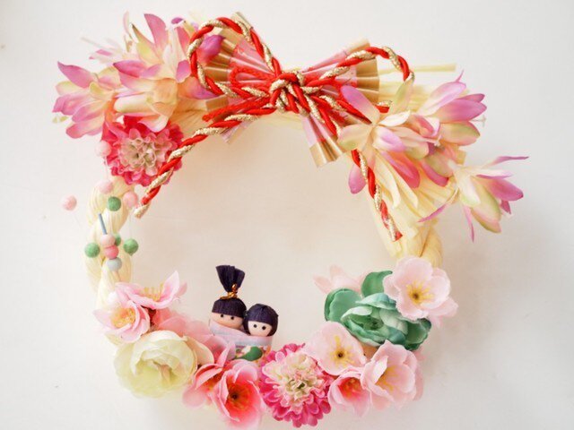 おひな祭りリース＊雅 | iichi 日々の暮らしを心地よくする