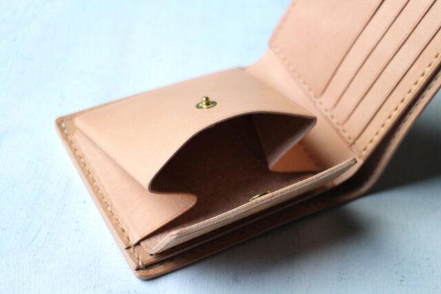 受注生産品】二つ折り財布 ～栃木サドルレザー～ | iichi 日々の