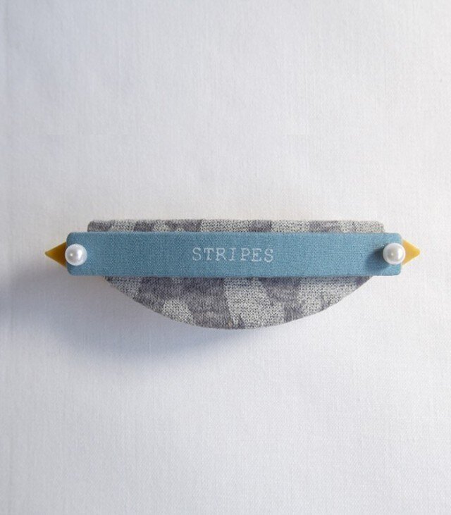 ufo barrette / gray(LEOPARD)の画像1枚目