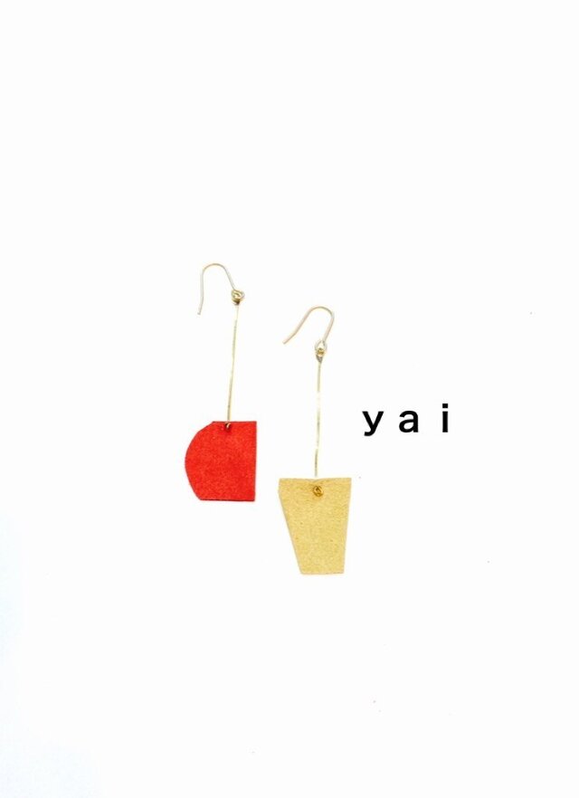 ♦︎yai♦︎テトリスピアス✴︎の画像1枚目