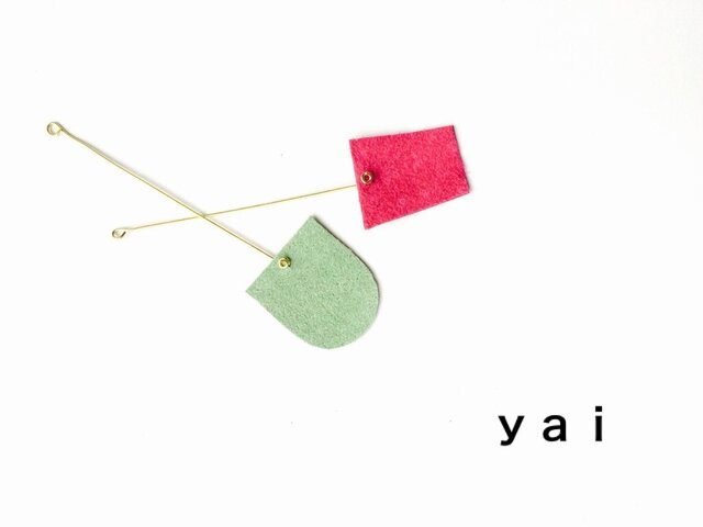 ♦︎yai♦︎テトリスピアス✴︎の画像1枚目