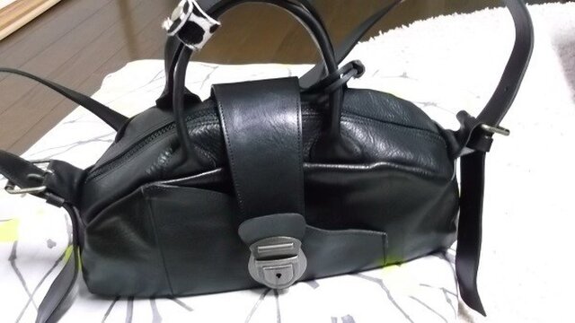 m様オーダー分イタリアンレザー2way の横長ボストン | iichi 日々の