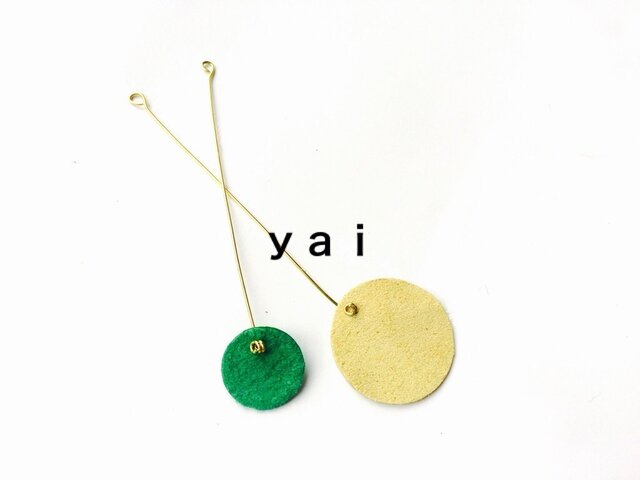 ♦︎yai♦︎circleピアス✴︎の画像1枚目