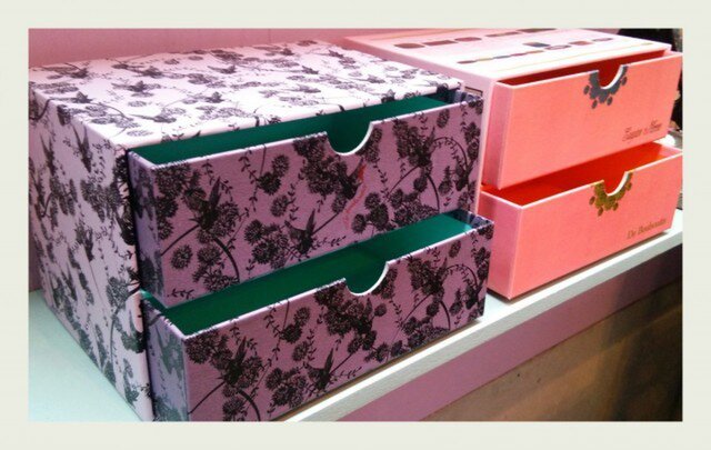 de bouboutin 2段引き出しbox ダリアとテーメルBの画像1枚目