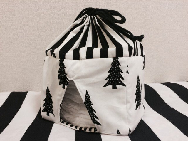 モノトーン ツリー柄 おむつキーパーの画像1枚目
