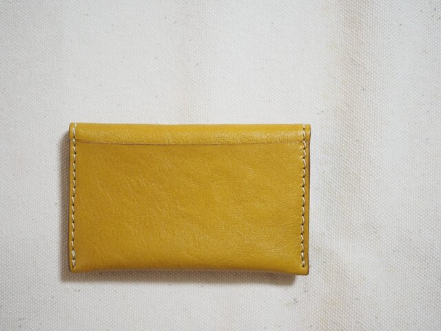 コンパクト名刺 カードケース / イエロー | iichi 日々の暮らしを