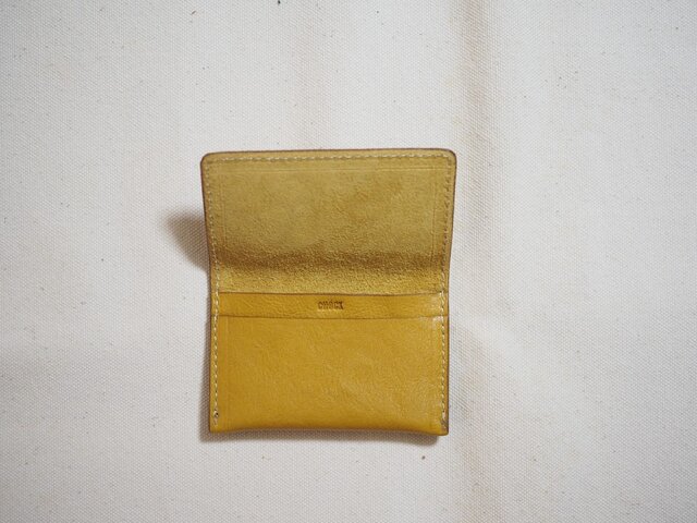 コンパクト名刺 カードケース / イエロー | iichi 日々の暮らしを