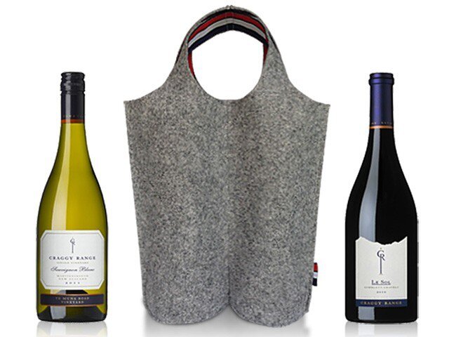 piu フェルト ワインバッグ 2ボトル | iichi 日々の暮らしを心地よく