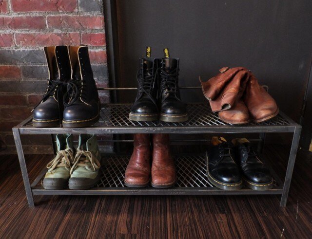 アイアン　シェルフ　ラック　インダストリアル　オーディオラック　シューズラック アイアン シェルフ ラック インダストリアル オーディオラック