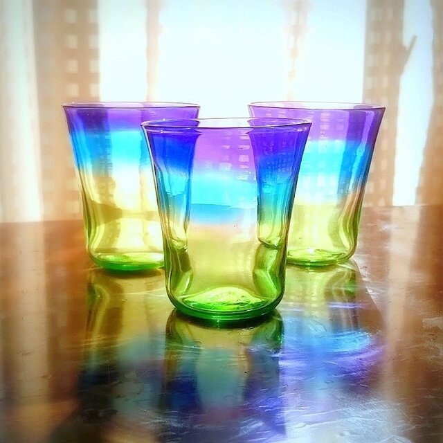 宵のグラス★受注制作の為、要 納期確認の画像1枚目