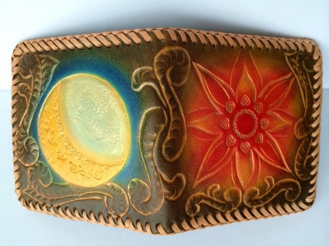 KALEIDOSCOPE 桜　本革　2つ折り財布　ハンドメイド 61D4+VikxfL._UY1000_.jpg