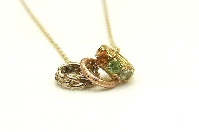 tri-ring necklaceの画像1枚目