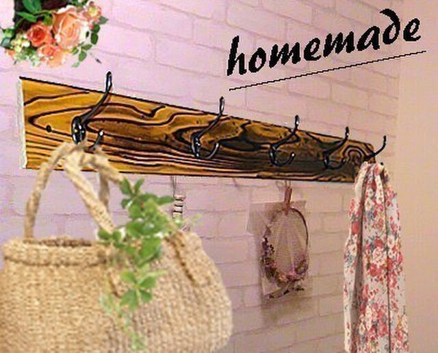 送料無料♪コートフック コートハンガー アンティーク風 幅98